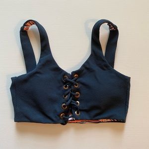Maaji Lace Up Bikini Top